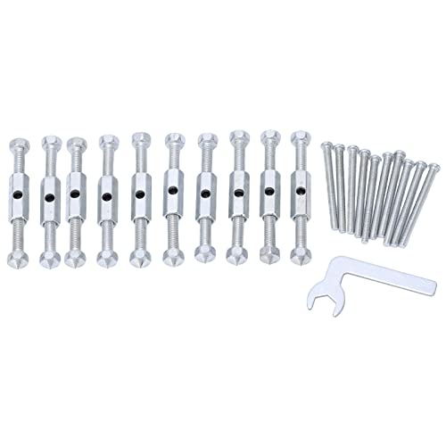 Typ 86-Abzweigkasten-Reparatur-Werkzeugsatz, Steckdosenschalter-Reparatursatz, Standard-Gewindestrebenbolzen, Material aus legiertem Stahl, mit Schraubenschlüssel, für 86 mm x 86 (86 Metal Strut) von Bognajin