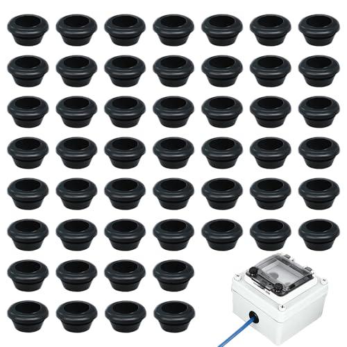 Bogoro 50 Pièces Gummitülle Kabeldurchführung Gummi Passe Cable Caoutchouc Id 8mm Montage Diamètre 10mm Ignifuge Étanche à La Poussière Bouchons En Caoutchouc Pour Protéger Fils Et Câbles Bogoro 50 Pièces Gummitülle Kabeldurchführung Gummi Passe Cable Caoutchouc Id 8mm Montage Diamètre 10mm Ignifuge Étanche à La Poussière Bouchons En Caoutchouc Pour Protéger Fils Et Câbles von Bogoro