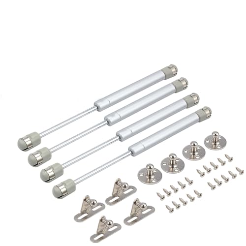 4 x Gasdruckfeder Gasdruckdämpfer 100N Schranktürscharniere Lift Up Spring Flap Gas Strut Support Stay Bar Kitchen Cupboard Box Pressure (100N) von Bohaner
