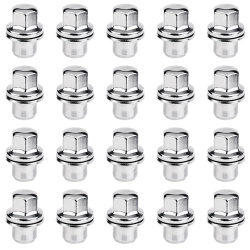 Bohaner 20x Radmutter LR068126 RRD500290 Vorne Hinten Radschrauben Auto Edelstahl Radmutter für Land Rover Discovery IV Range Rover III Sport L320 Silber von Bohaner