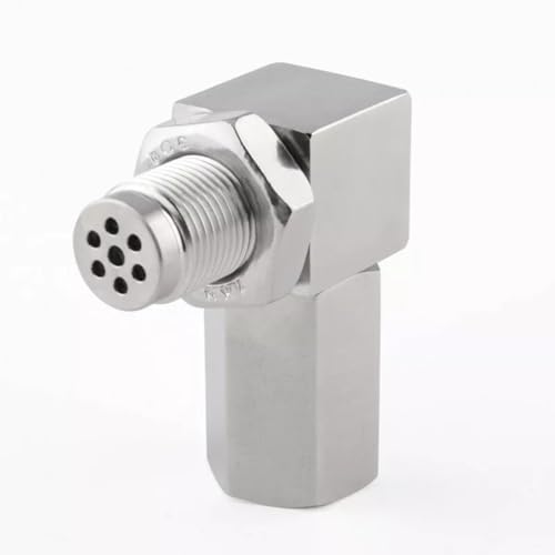 Bohaner O2-Sauerstoffsensor-Sondenadapter M18x1.5mm Auto O2 Sauerstoffsensor Extender Oxygen Sensor Extension Lambdasonden Eliminator für Auto LKW (90°, 60.8 mm) von Bohaner