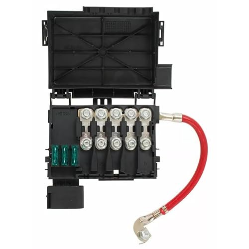 Bohaner Sicherungskasten Batterieklemme Batterie-Sicherungskasten Batterie Sicherung Box für VW Sharan 7M Seat Alhambra Ford Galaxy 7M3937548 MK4 99-04 1J0937550A 1J0937550B von Bohaner