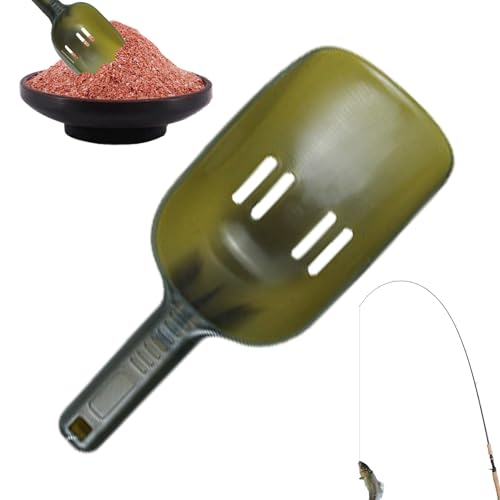 Bohany Angelköder Schaufel | Karpfenköderlöffel Mit Ablauflöchern | Tragbares Angelzubehör Für Outdoor Kajak Camping Süßwasser Angeln Boot von Bohany