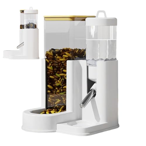 Bohany Hamster Wassernapf,Trinkflasche Für Hamster - Automatische Tränke Und Futterautomat Für Kleintierkäfig Zuhause Reise von Bohany