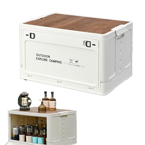 Faltbare Camping Aufbewahrungsbox Mit Holzdeckel,Faltbare Aufbewahrungsbehälter,Outdoor Behälter Für Camping Zubehör & Gartengeräte,Stapelbare,robuste Multifunktions Box Für Angeln,Garage & Garten Faltbare Camping Aufbewahrungsbox Mit Holzdeckel,Faltbare Aufbewahrungsbehälter,Outdoor Behälter Für Camping Zubehör & Gartengeräte,Stapelbare,robuste Multifunktions Box Für Angeln,Garage & Garten von Bohany