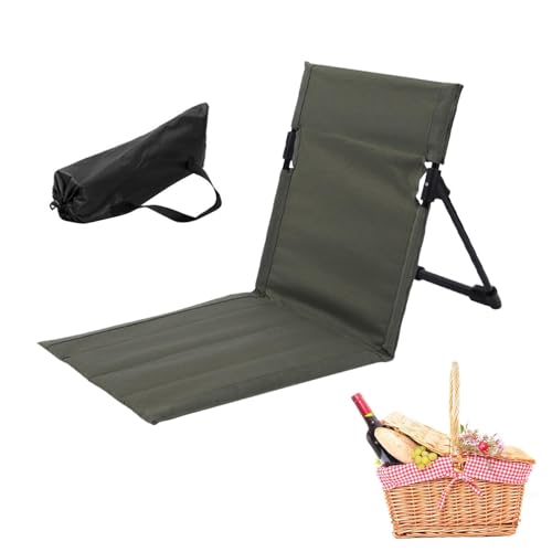 Klappbarer Loungesessel,Klappbare Sonnenliege Strandmatte,Leichte Tragbare Strandstuhl,Beachmatte Mit Aufbewahrungstasche,Wasserdichter Strandliege Mit Verstellbarer Rückenlehne Für Garten,Terrasse von Bohany