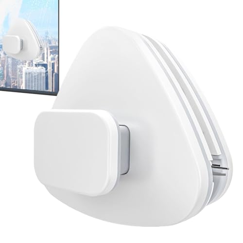 Magnetischer Scheibenreiniger, Magnetischer Windschutzscheibenreiniger, Magnetisches, Auto-Fensterreiniger Verstellbar Auto-Fensterreiniger, Doppelseitig, Dreieckige Fensterbürste, Glaswischergleiter von Bohany