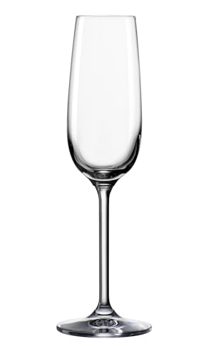 Sektglas "Clara" Inhalt: 0,19 Liter, Höhe: 225 mm, ø: 70 mm, 6 Stück von Bohemia Cristal