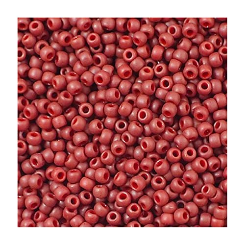 10 g Rocailles TOHO seed beads, 11/0 Semi-glazed dark red (Rocailles Toho Samenperlen Dunkelrot) von Bohemia Crystal Valley