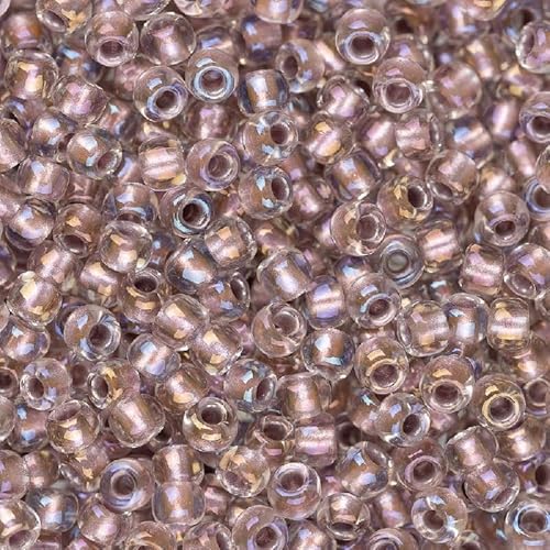 10 g TOHO Round Rocailles Seed Beads Japan (small) 11/0 (2.2 mm) Inside ColorRystal Rose Gold Lined vel.2 2mm průtah 0 8 mm 267 von Bohemia Crystal Valley