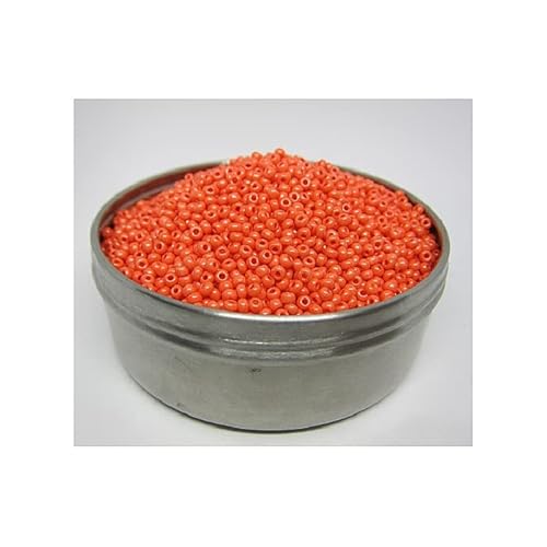 20 g Rocailles PRECIOSA seed beads, 10/0 (approx. 2.3 mm) Orange (Terra Intensive) (Rocailles preciosa Samenperlen) von Bohemia Crystal Valley