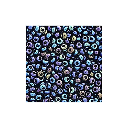 20 g Rocailles PRECIOSA seed beads, 10/0 (approx. 2.3 mm) blue iris (Rocailles Preciosa-Samenperlen Blaue Iris) von Bohemia Crystal Valley