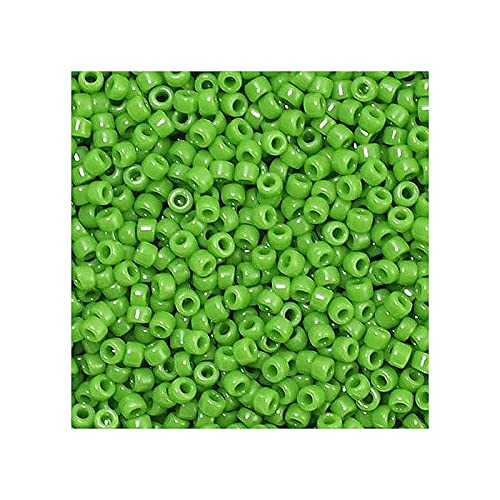 5 g Rocailles TOHO seed beads, 15/0 (1.5 mm) Opaque Mint Green (#47) (Rocailles Toho Samenperlen Undurchsichtiges Grün) von Bohemia Crystal Valley