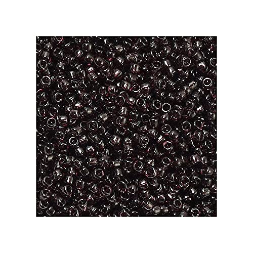 5 g TOHO Round Seed Beads Rocailles, size 15/0, Transparent Amethyst (# 6C), Japan, Glass von Bohemia Crystal Valley