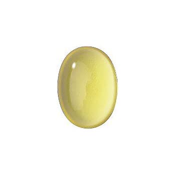 Oval Cabochons Flat Back Crystal Glass Stone 12 mm, Yellow 12 Transparent (80110), Czech Republic (Kristallglas-Strass) von Bohemia Crystal Valley
