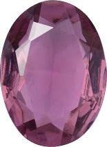 Oval Faceted Pointed Back (Doublets) Crystal Glass Stone 12 mm, Violet 9 Transparent (20020-St), Czech Republic (Kristallglas-Strass) von Bohemia Crystal Valley