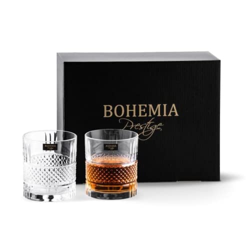 BOHEMIA ELEGANTE GLASKRISTALLKLAR WHISKY 340ML von Bohemia