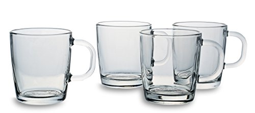 Bohemia Cristal 093 006 138 Cappuccinogläser ca. 290 ml aus Kalk-Natron-Glas 4er Set von Bohemia