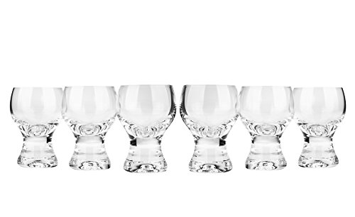 Bohemia Cristal Gina Likörglas 6 Stück in Geschenkbox, Fassungsvermögen Mililiter, Kristall, durchsichtig, Einheitsgröße (6er Pack), 6 von Bohemia