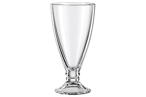 Bohemia Cristal Selection 2 Eiskaffeegläser Höhe 16,8 cm, Fassungsvermögen 290 ml, Einheitsgröße von Bohemia