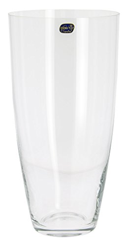 Bohemia Crystal Vase glatt, Glas, transparent, 15 x 15 x 30 cm von Bohemia