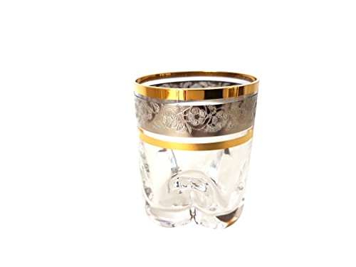 Bohemia Schnapsgläser Kristall Barline, Gold Platin, 6 x 60 ml Bohemia Schnapsgläser Kristall Barline, Gold Platin, 6 x 60 ml von Bohemia