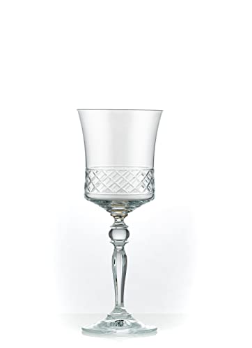 Bohemia Weingläser Sektglas Sektgläser Kristall Glas Model Grace klar schliff 6er Set (Weingläser 250 ml) von Bohemia