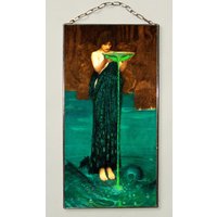John William Waterhouse - Circe Invidiosa | 1892 1x Glasmalerei Und Druck Auf Leinwand.geschenk.geschenk., Vac Bis Oct. 7 von Bohemiaimage