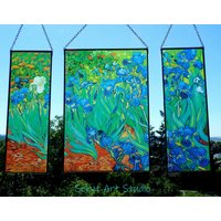 Vincent Van Gogh - Iris. Glasmalerei Und Druck Auf Canvas.print Kunst.präsent.gift von Bohemiaimage