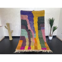 Abstrakter Boujaad Teppich Berber Handgefertigter Wollteppich, 25 X 15 cm Abstrakter Boujaad Teppich Berber Handgefertigter Wollteppich, 25 X 15 cm von Bohemiamarrakech