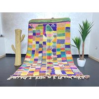 Handgefertigter Boujad Wollteppich Bunter Berber Teppich | 2, 5 X 1, 5 Meter Handgefertigter Boujad Wollteppich Bunter Berber Teppich | 2, 5 X 1, 5 Meter von Bohemiamarrakech