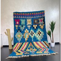 Handgewebter Boujaad Woll Teppich Läufer Authentisch Berber Dekor Handgewebter Boujaad Woll Teppich Läufer Authentisch Berber Dekor von Bohemiamarrakech
