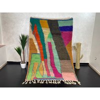 Vintage Berber Boujaad Teppich 20 X 15 cm, Handgewebter Abstrakter Aus Wolle Vintage Berber Boujaad Teppich 20 X 15 cm, Handgewebter Abstrakter Aus Wolle von Bohemiamarrakech