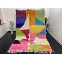 Vintage Berber Boujaad Teppich 25 X 20 cm, Handgewebter Abstrakter Aus Wolle Vintage Berber Boujaad Teppich 25 X 20 cm, Handgewebter Abstrakter Aus Wolle von Bohemiamarrakech