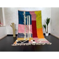 Vintage Berber Boujad Teppich, 23 X 15 Meter, Handgewebter Wollteppich Vintage Berber Boujad Teppich, 23 X 15 Meter, Handgewebter Wollteppich von Bohemiamarrakech