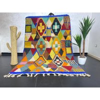 Vintage Berber Boujad Teppich 25 X 15 cm, Handgefertigter Wollteppich Aus Marokko Vintage Berber Boujad Teppich 25 X 15 cm, Handgefertigter Wollteppich Aus Marokko von Bohemiamarrakech
