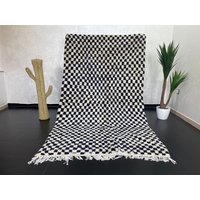 Vintage Berber Teppich 25 X 15 cm, Handgewebter Wollteppich Aus Marokko von Bohemiamarrakech