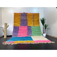 Vintage Berber Teppich 26x21, Handgewebter Boujad Teppich Aus Marokko Vintage Berber Teppich 26x21, Handgewebter Boujad Teppich Aus Marokko von Bohemiamarrakech