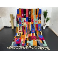 Vintage Berber Teppich Handgefertigter Boujaad Wollteppich Aus Marokko Vintage Berber Teppich Handgefertigter Boujaad Wollteppich Aus Marokko von Bohemiamarrakech