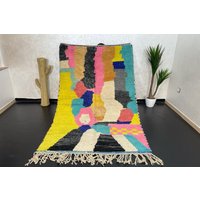 Vintage Berber Teppich Handgewebter Boujaad Teppich Aus Marokko | 200 X 150 cm Vintage Berber Teppich Handgewebter Boujaad Teppich Aus Marokko | 200 X 150 cm von Bohemiamarrakech