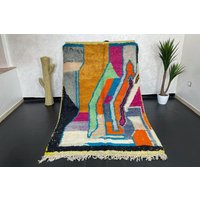 Vintage Boujaad Läufer, Teppichläufer, Handgewebte Berber Wolle von Bohemiamarrakech