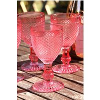 Weingläser Vintage Rosa Für 4 Pers Weingläser Vintage Rosa Für 4 Pers von BohemianRebelDesign