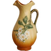 Vintage Blumenvase/Krug Mit Prägung/Mid Century von Bohemiansoulvintage