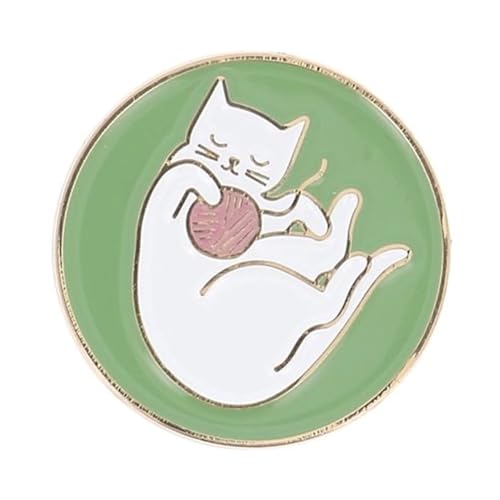 BOHIN France Katzen Köpfe Thema Nadel Minder - Glänzende Beenden, Metallmagnet für Häkel oder Stickereiprojekte, Grün - 1 Stück BOHIN France Katzen Köpfe Thema Nadel Minder - Glänzende Beenden, Metallmagnet für Häkel oder Stickereiprojekte, Grün - 1 Stück von Bohin