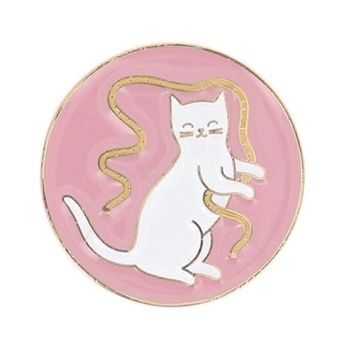 BOHIN France Katzen Köpfe Thema Nadel Minder - Glänzende Beenden, Metallmagnet für Häkel oder Stickereiprojekte, Rosa - 1 Stück BOHIN France Katzen Köpfe Thema Nadel Minder - Glänzende Beenden, Metallmagnet für Häkel oder Stickereiprojekte, Rosa - 1 Stück von Bohin
