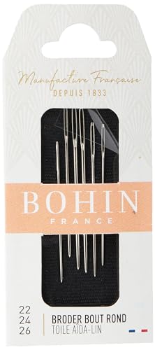 Bohin - Nr.22-24-26 Sortiment Tapisserie Nadeln - 6 Nadeln von Bohin