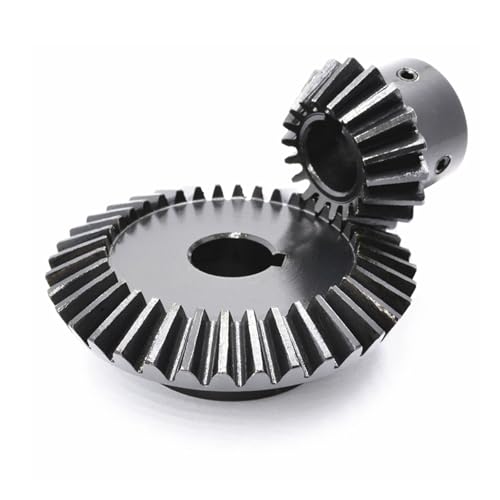 1:2 Umbrella Gear 2 Modell S45C 90 Grad Lenkung Gerades Kegelrad 1 Stück(2M 36T 20H-K6) von BohjuneCR