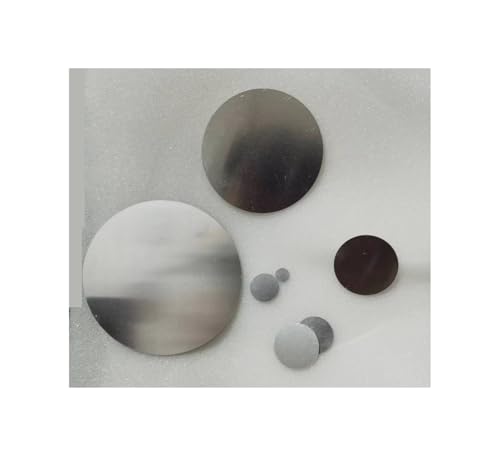 BohjuneCR 1060 Aluminium Rundplatte Wärmeableitung Aluminiumblech Dicke 1/2/3/4/5/6mm Maschinenschneiden 1 Stück(50 * 1(2pcs)) von BohjuneCR