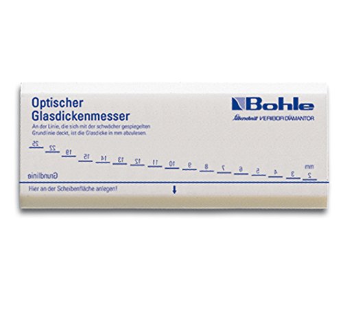 Bohle Optischer Glasdickenmesser - Industriell - Glasdickenmessfunktion - Wiederverwendbar - Messung - Bohle - KNIFE - Kchenmesser - Glas Bohle Optischer Glasdickenmesser - Industriell - Glasdickenmessfunktion - Wiederverwendbar - Messung - Bohle - KNIFE - Kchenmesser - Glas von Bohle