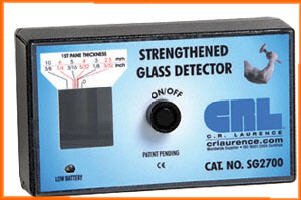 Detektor für thermisch vorgespanntes Glas Merlin TGI ESG Erkennung von Bohle